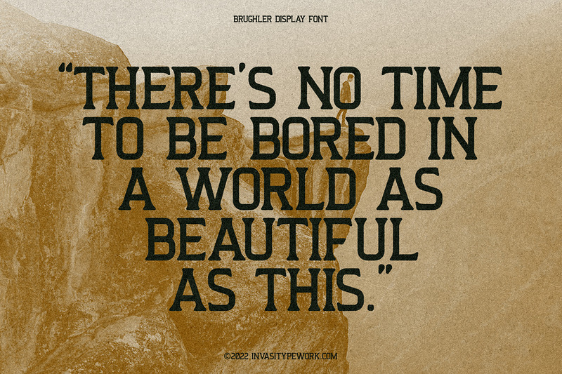 Brughler - Vintage Serif Display - Features Image 6