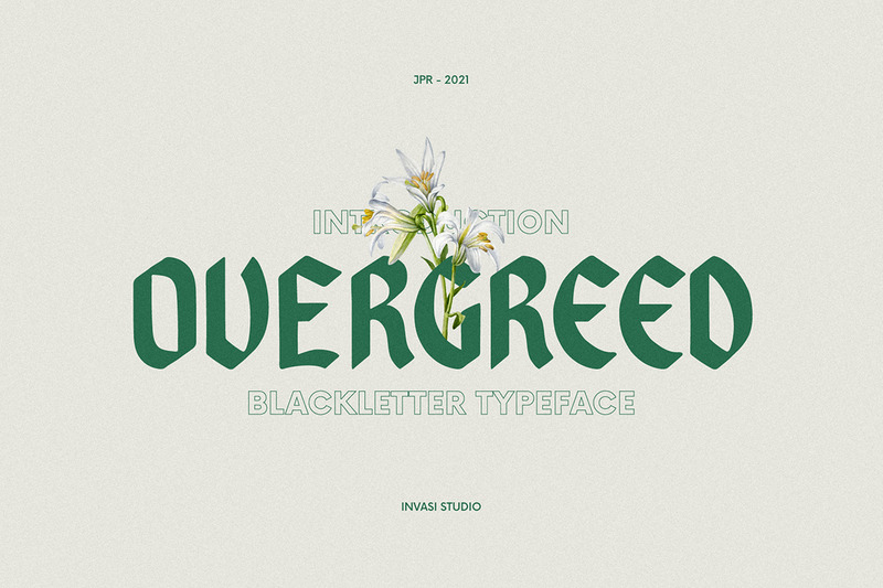 Övergreed - Avrundat Blackletter - Features Image 1