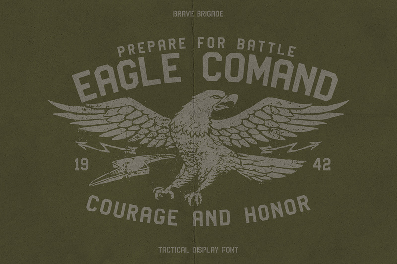 Brave Brigade — czcionka taktyczna - Obraz funkcji 4