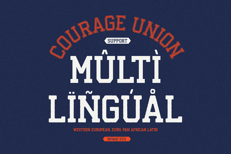 Courage Union - Athletic Slab Font - Features Image 10
