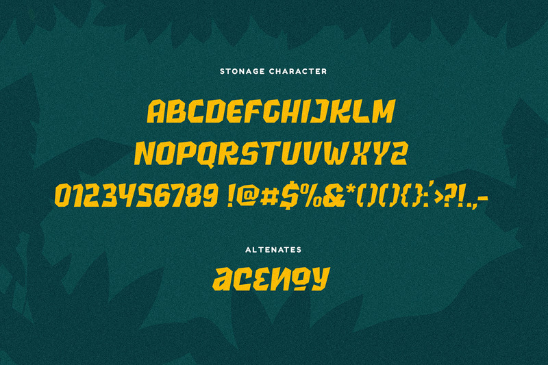 Stoneage | Bold Display Font - Features Image 8