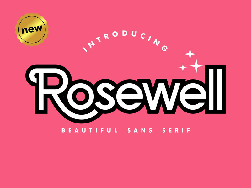 Rosewell - Sans Serif-Schriftart - Eigenschaften Bild 1
