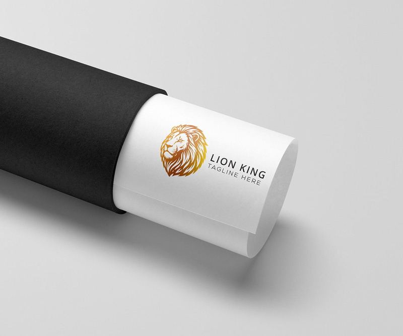 Lion King Logo – Premium Animal Logo Template for Branding & Business - Features Image 1