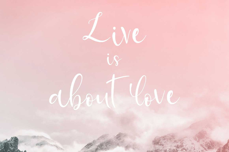 BellaBerry Lovely Script Fonts - Caratteristiche Immagine 3