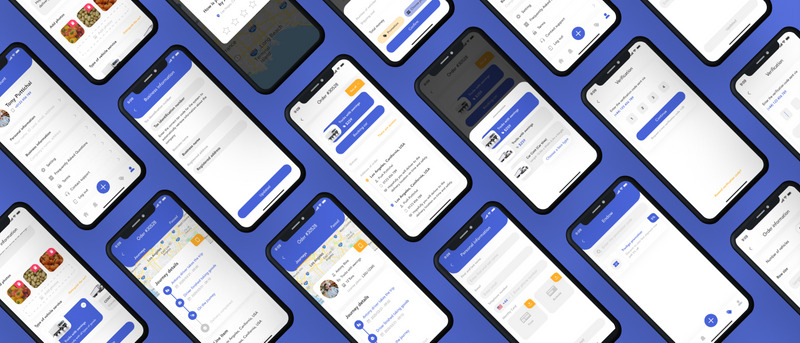 TruckGo - набор пользовательского интерфейса для мобильного приложения логистики - Features Image 1