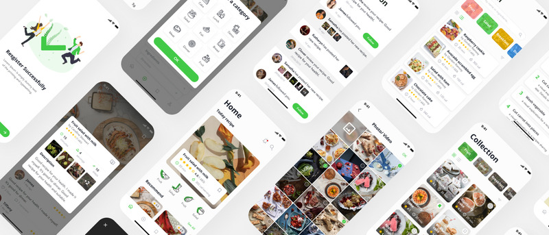 HaCook - Recipe Manager Mobile App UI Kit - Features Image 1