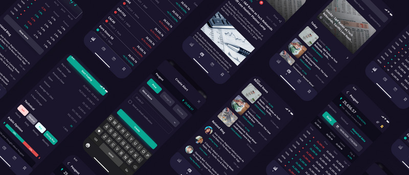 Stok - Kit de interfaz de usuario de la aplicación del mercado de valores - Características Imagen 1