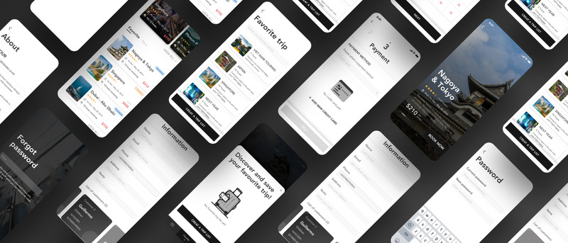 LiTour - Resebokning UI-kit för mobilapp - Features Image 1