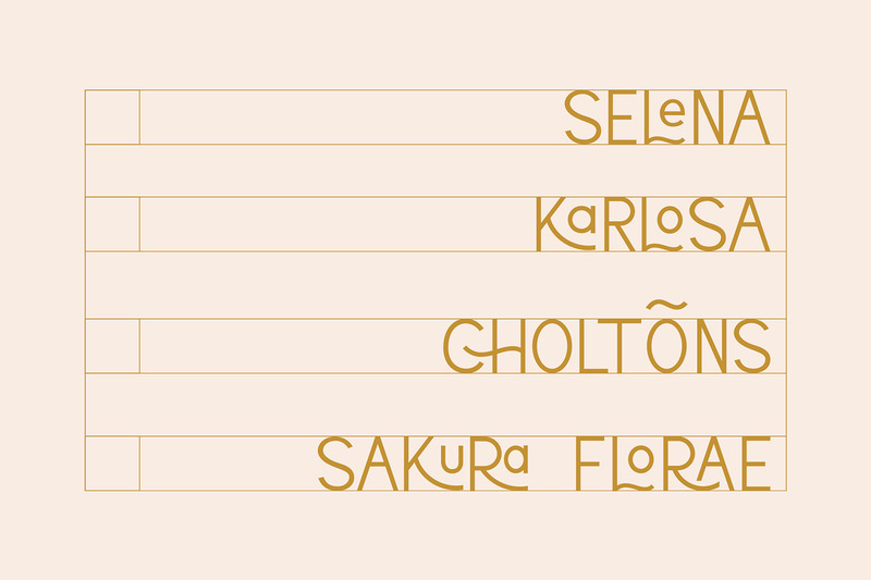 Caratteri tipografici Lorena moderni ed eleganti - Caratteristiche Immagine 4