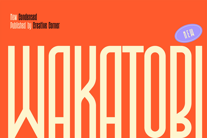 Wakatobi: carattere ultra condensato - Caratteristiche Immagine 12