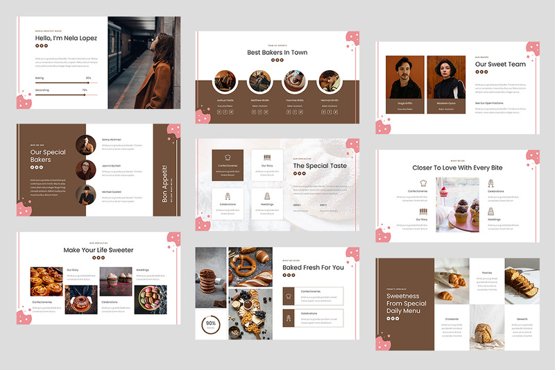 Oatkies - Boulangerie & Pâtisserie Modèle PowerPoint