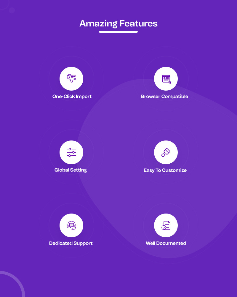 HOSTVPN β Multipurpose VPN and Cloud Services Ready to use Elementor Template Kit - Features Image 6