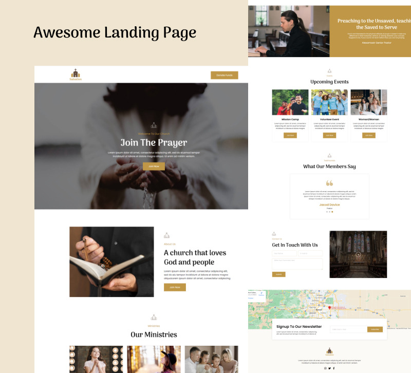 Salvation - Church Elementor Landing Page Template - Features Image 3