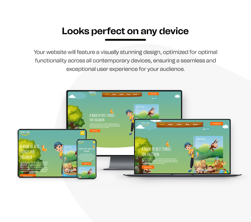Little Talk – Kit modello WordPress Elementor per servizi di storie per bambini - Caratteristiche Immagine 7