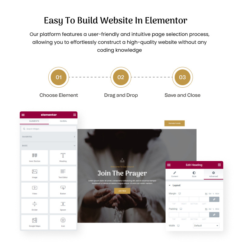 Salvation - Church Elementor Landing Page Template - Features Image 2