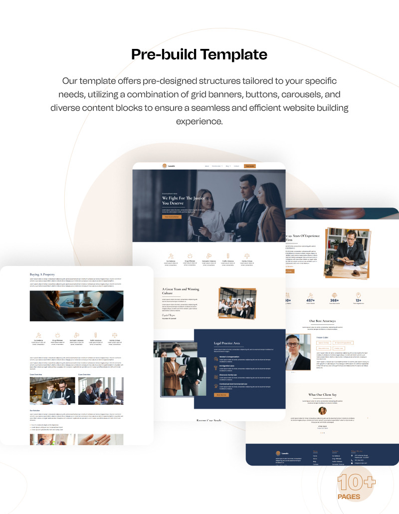 Lawstic – Lawyer Services Ready to Use WordPress Elementor Template Kit - Features Image 5