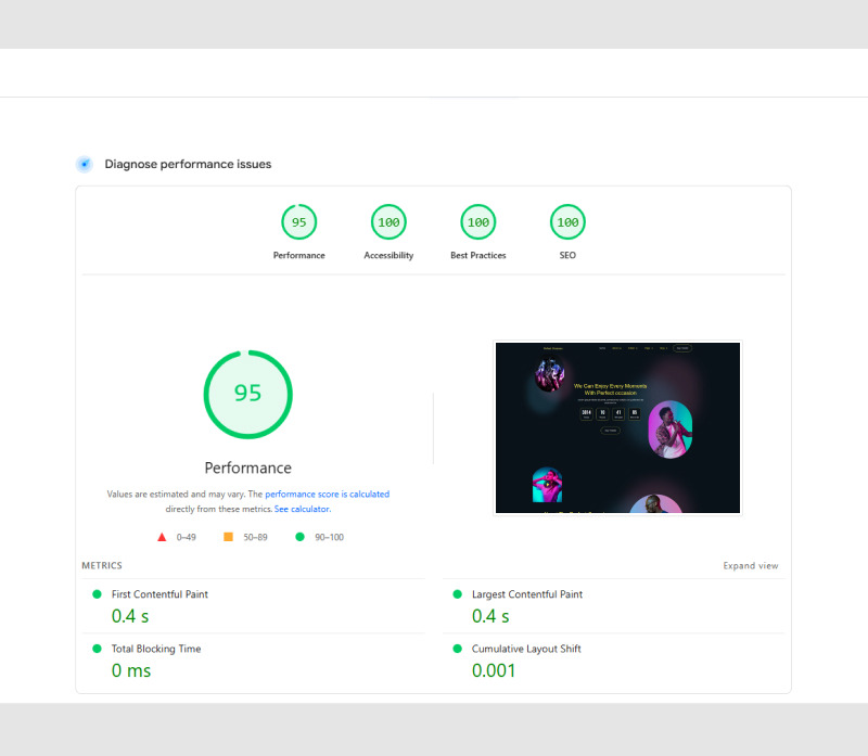 Perfect Occasion – Musical Event Ready to Use WordPress Elementor Template Kit - Features Image 3