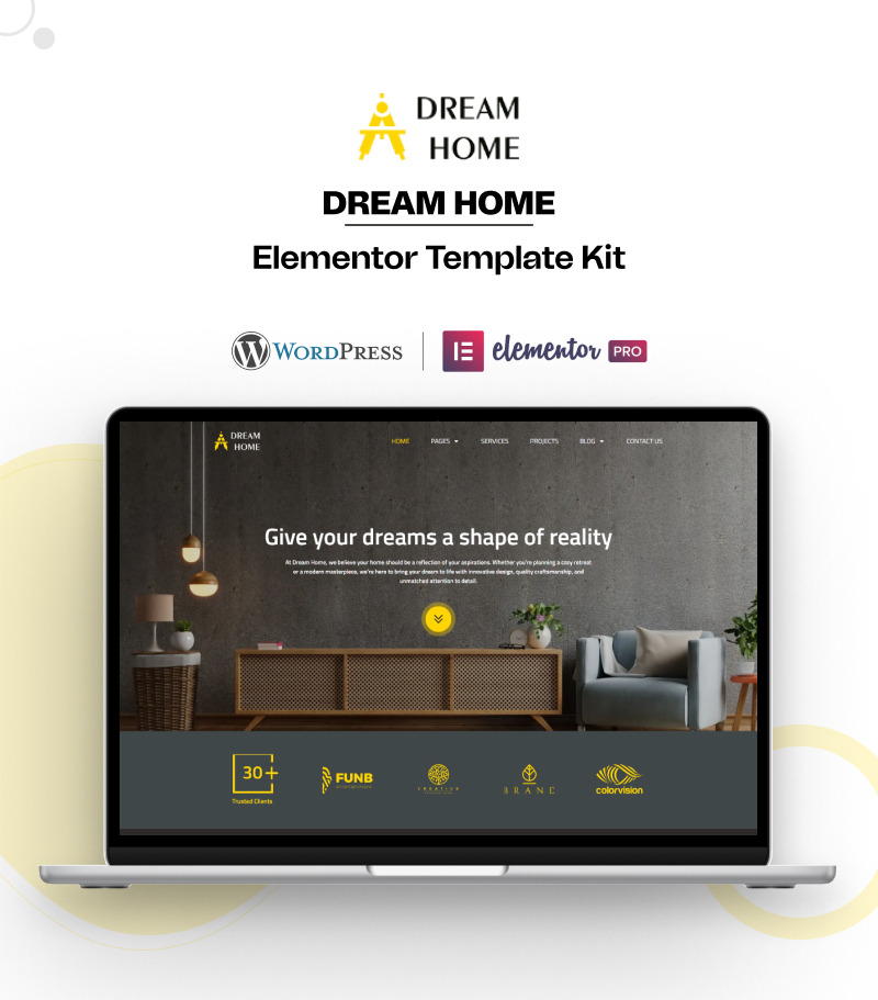 Dream Home – Real Estate Ready to Use WordPress Elementor Kit - Features Image 1