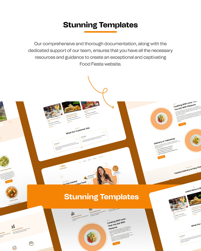 Food Fiesta – Kit de site Elementor para restaurantes e cafés - Features Image 2