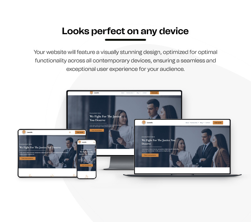 Lawstic – Lawyer Services Ready to Use WordPress Elementor Template Kit - Features Image 7