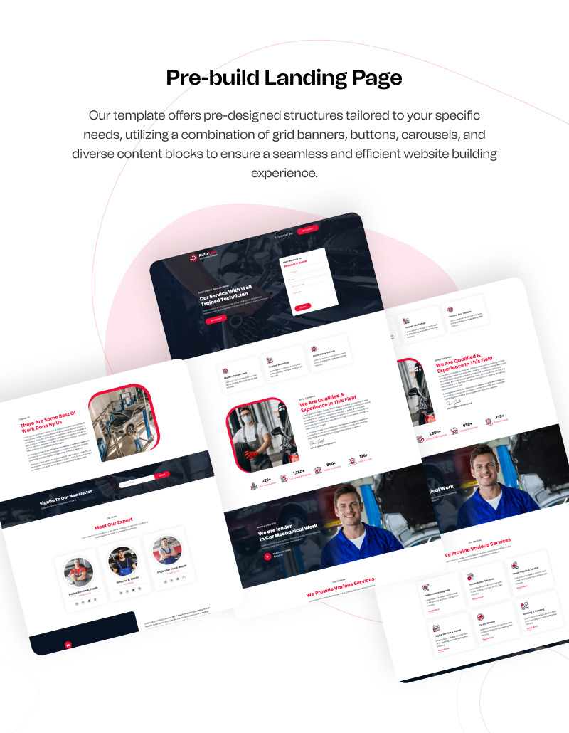 AutoCare – Pagina di destinazione Elementor per la riparazione auto su WordPress - Caratteristiche Immagine 4