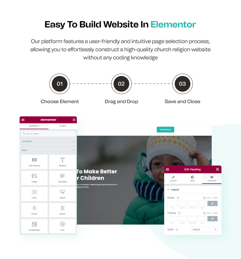 Be Marvelous - NGO and Charity Ready to Use Elementor Template - Features Image 2