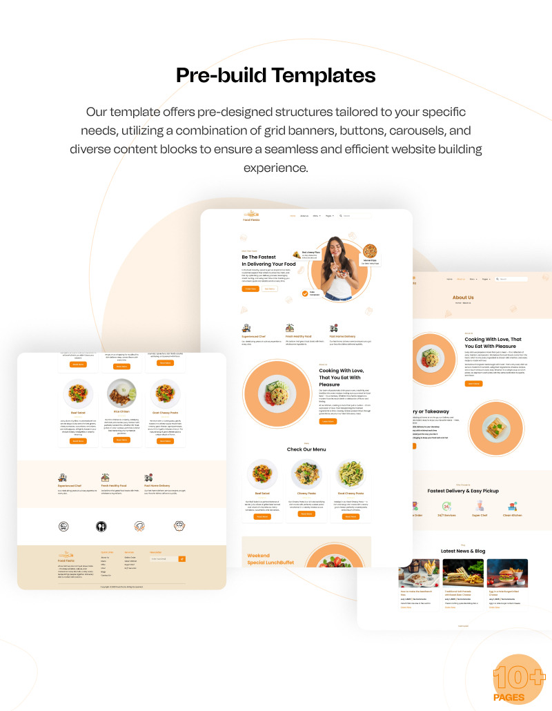 Food Fiesta – Kit de site Elementor para restaurantes e cafés - Features Image 6