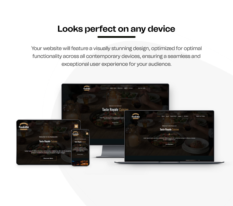 Foodvilla – Kit modello WordPress Elementor per servizi di ristorazione - Caratteristiche Immagine 6