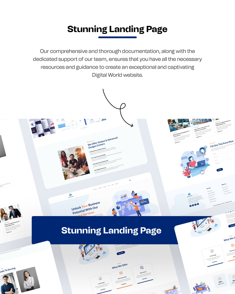Цифровий світ – Шаблон цільової сторінки WordPress Elementor для послуг цифрового маркетингу - Features Image 2