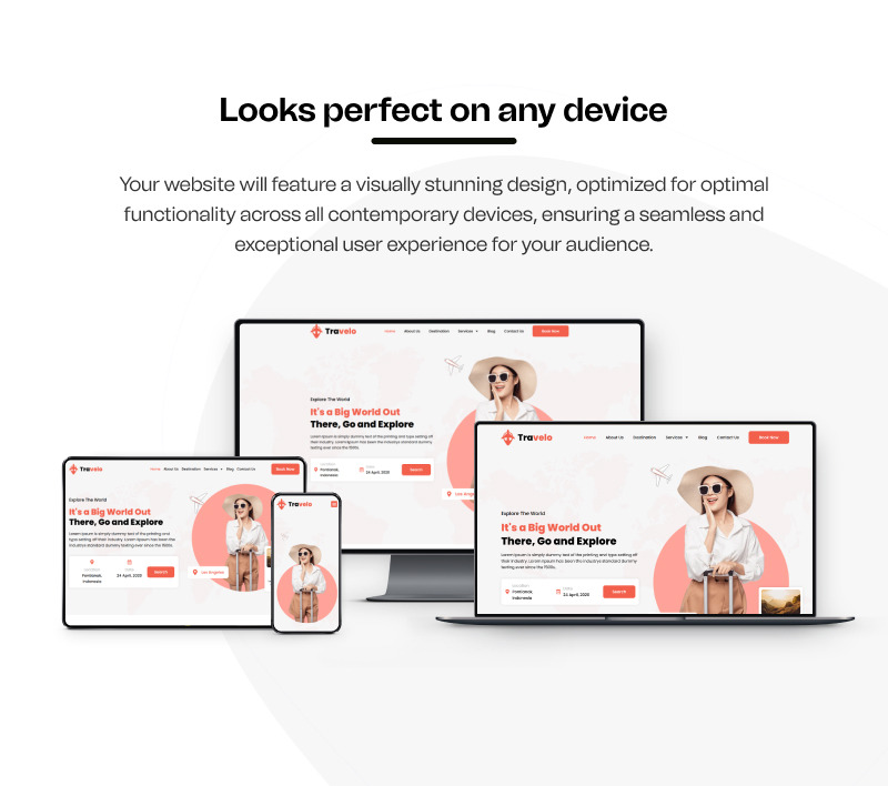 Travelo – Kit modello WordPress Elementor per tour e viaggi - Caratteristiche Immagine 7