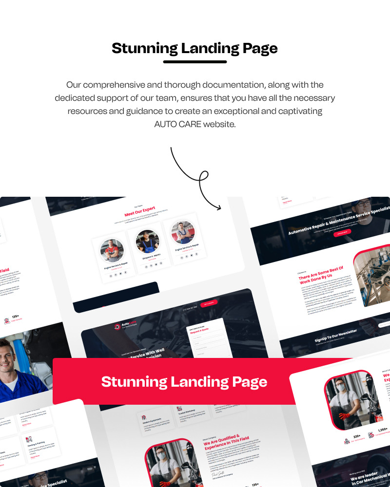 AutoCare – Pagina di destinazione Elementor per la riparazione auto su WordPress - Caratteristiche Immagine 2