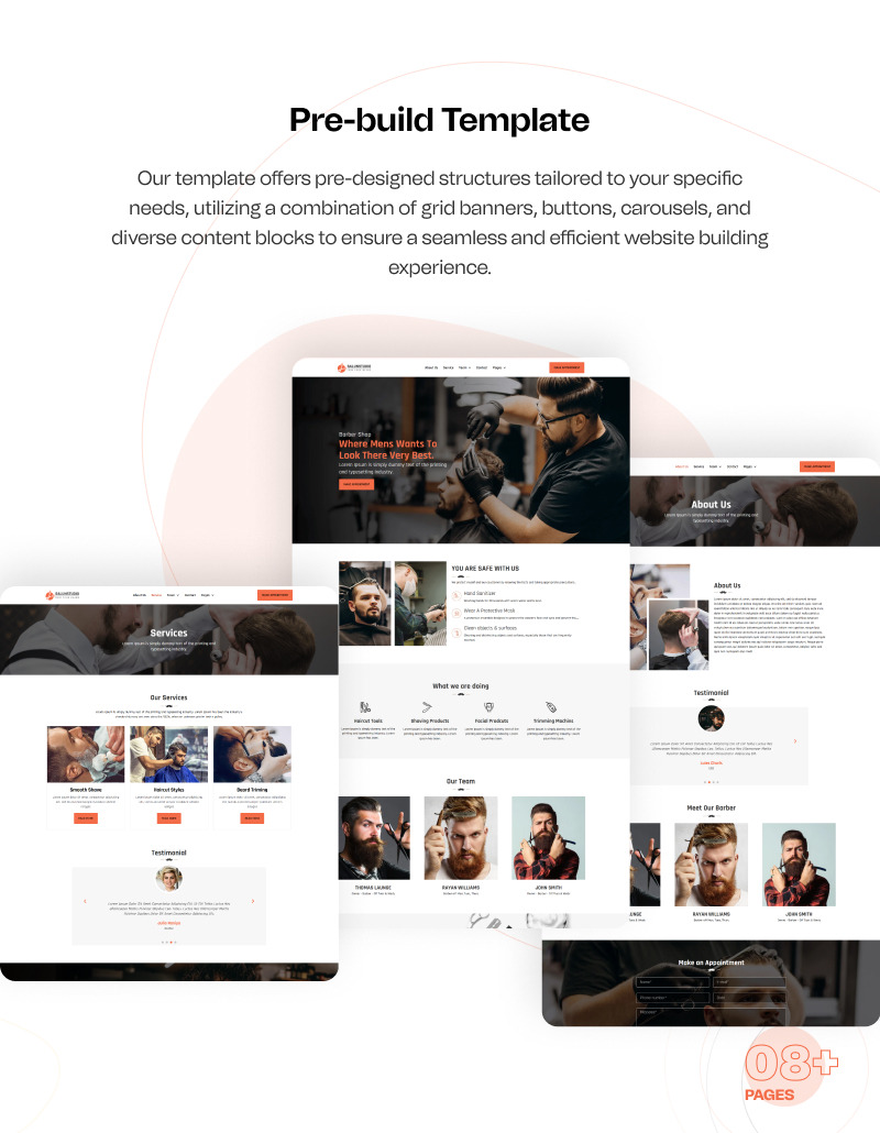 Salun Studio – Friseur Beauty WordPress Elementor Kit - Eigenschaften Bild 5