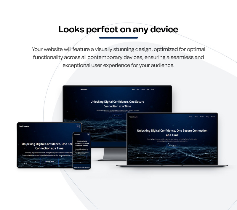 TechSecure – Cybersecurity & IT Solutions HTML Website Template for ...