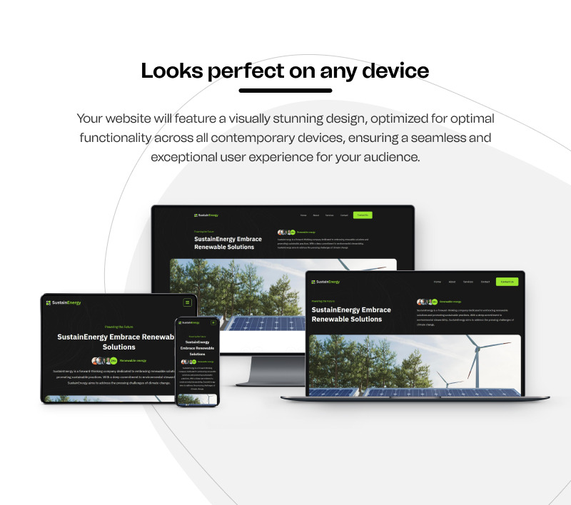 Sustain Energy – Modelo de página de destino em HTML para soluções de energia solar, renovável e verde - Features Image 6