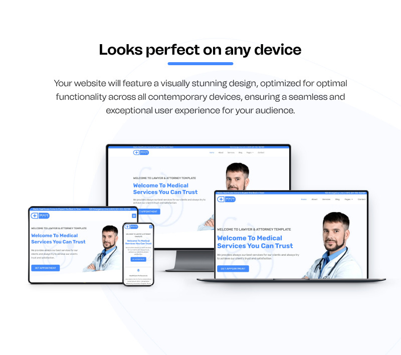Medixpoint – Elementor Website Kit pro lékařské kliniky, lékaře a zdravotnické služby - Features Image 5