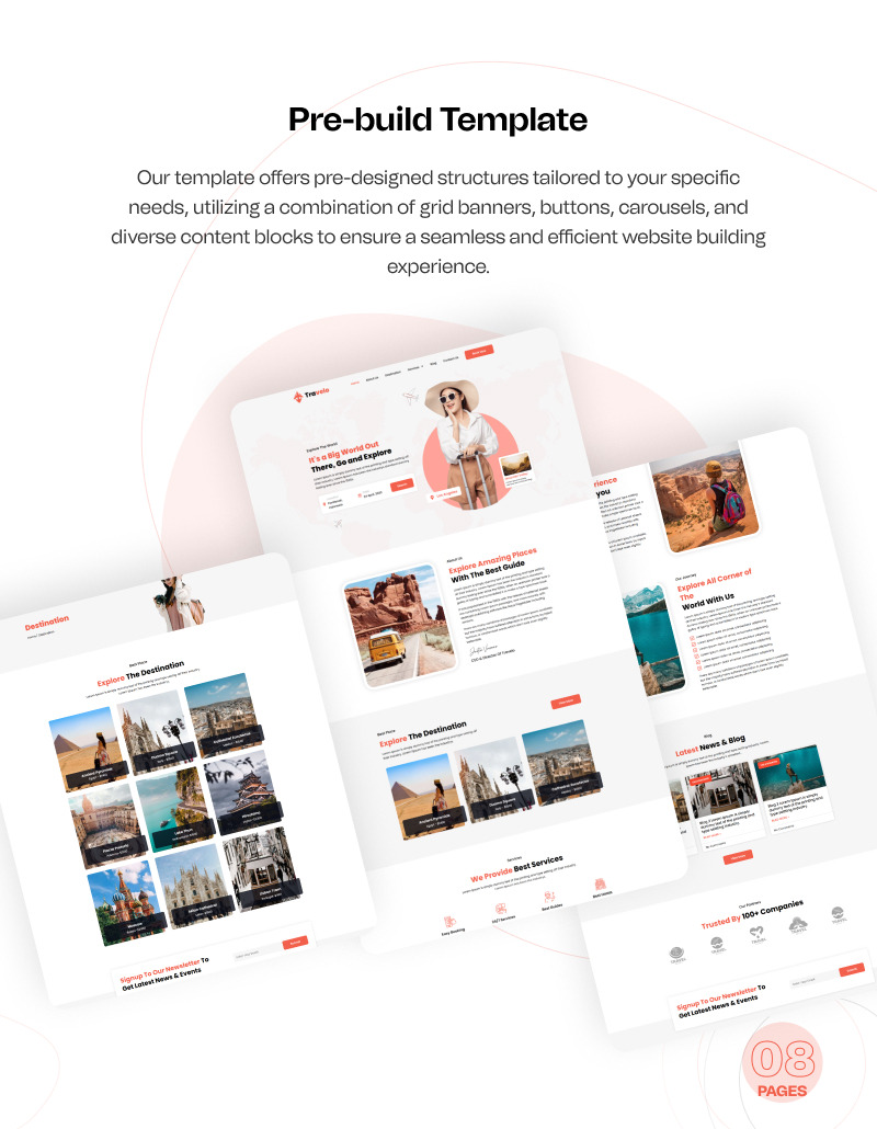 Travelo – Kit modello WordPress Elementor per tour e viaggi - Caratteristiche Immagine 5