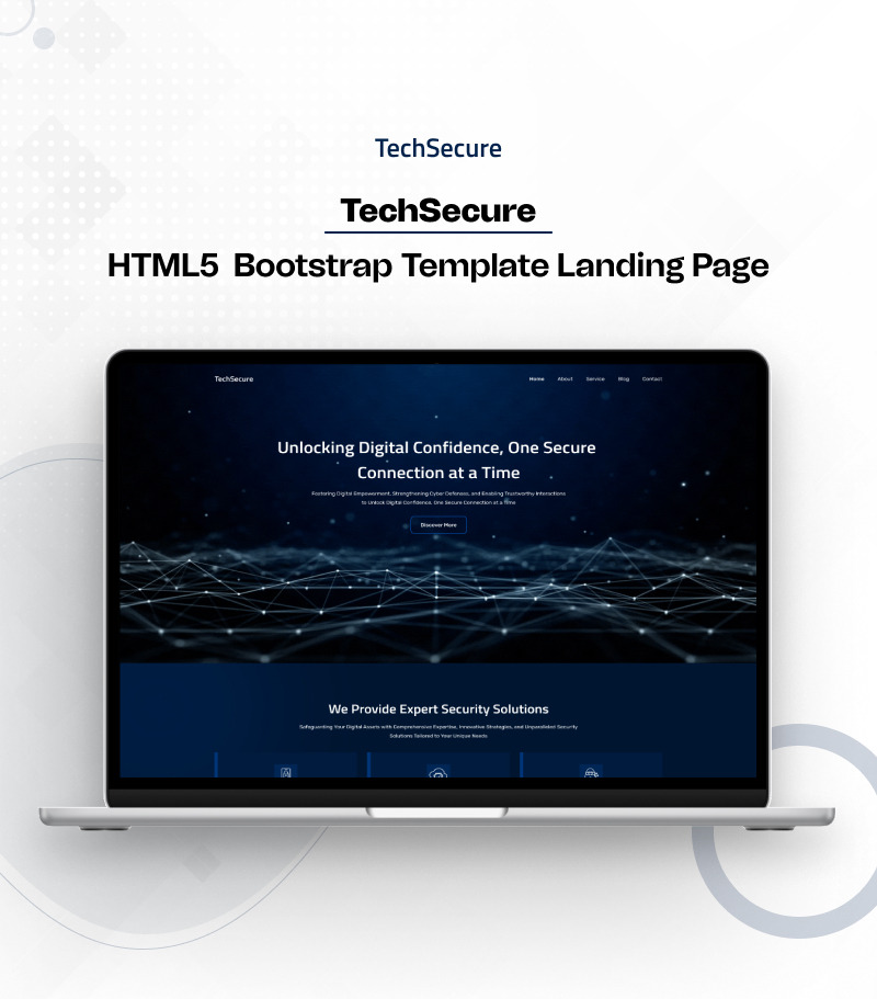 TechSecure – Cybersecurity & IT Solutions HTML Website Template for ...