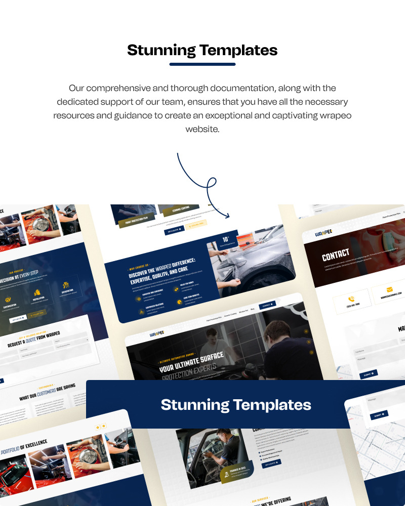 Wrapeo – WordPress-Elementor-Kit für Autoservice - Eigenschaften Bild 2