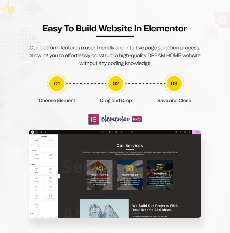 Dream Home – Real Estate Ready to Use WordPress Elementor Kit - Features Image 5