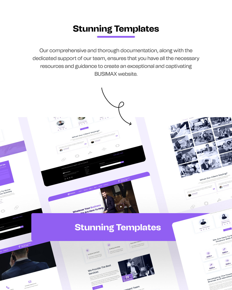 Busimax – İş ve Danışmanlık Hizmetleri WordPress Elementor Şablon Seti - Features Image 2
