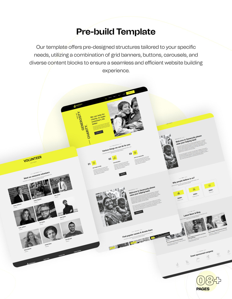 Štědrost – Sada šablon WordPress Elementor pro charitu a neziskové organizace - Features Image 5