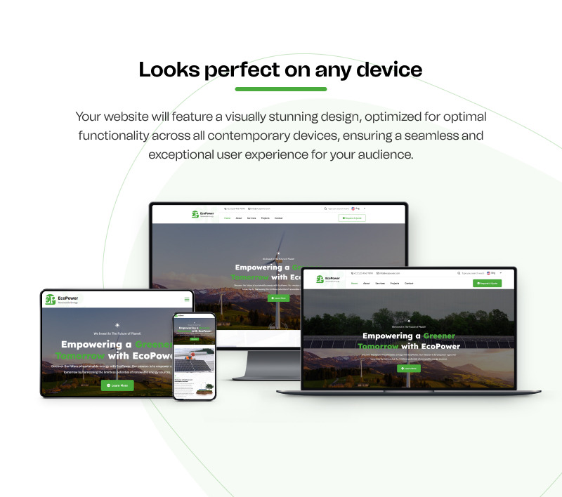 Ecopower – Modèle de site web HTML réactif pour les solutions d'énergie verte et solaire - Caractéristiques de l’image 6