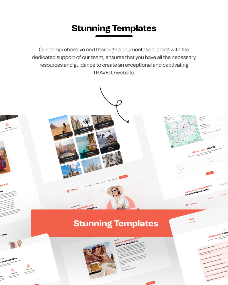 Travelo – Kit modello WordPress Elementor per tour e viaggi - Caratteristiche Immagine 2