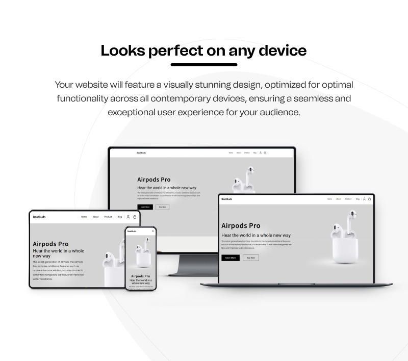 BeatBuds - Auricolari wireless Elementor Pagina di destinazione - Caratteristiche Immagine 7