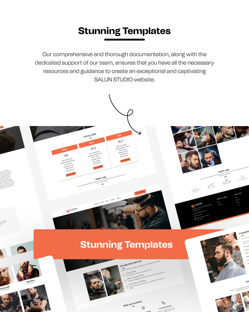 Salun Studio – Friseur Beauty WordPress Elementor Kit - Eigenschaften Bild 2