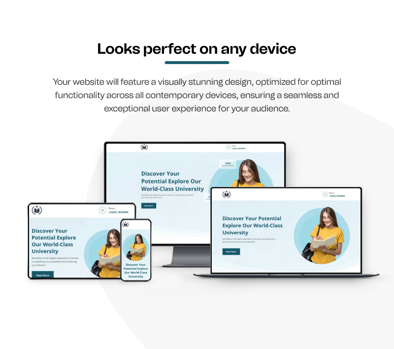 Learning Hub – Pagina di destinazione WordPress Elementor per l'istruzione universitaria e universitaria - Caratteristiche Immagine 7