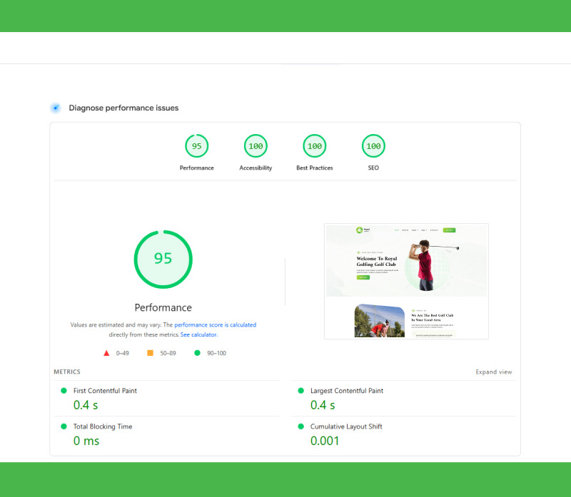 Royal Golfing – 高尔夫俱乐部即用型 WordPress Elementor 模板套件 - Features Image 3