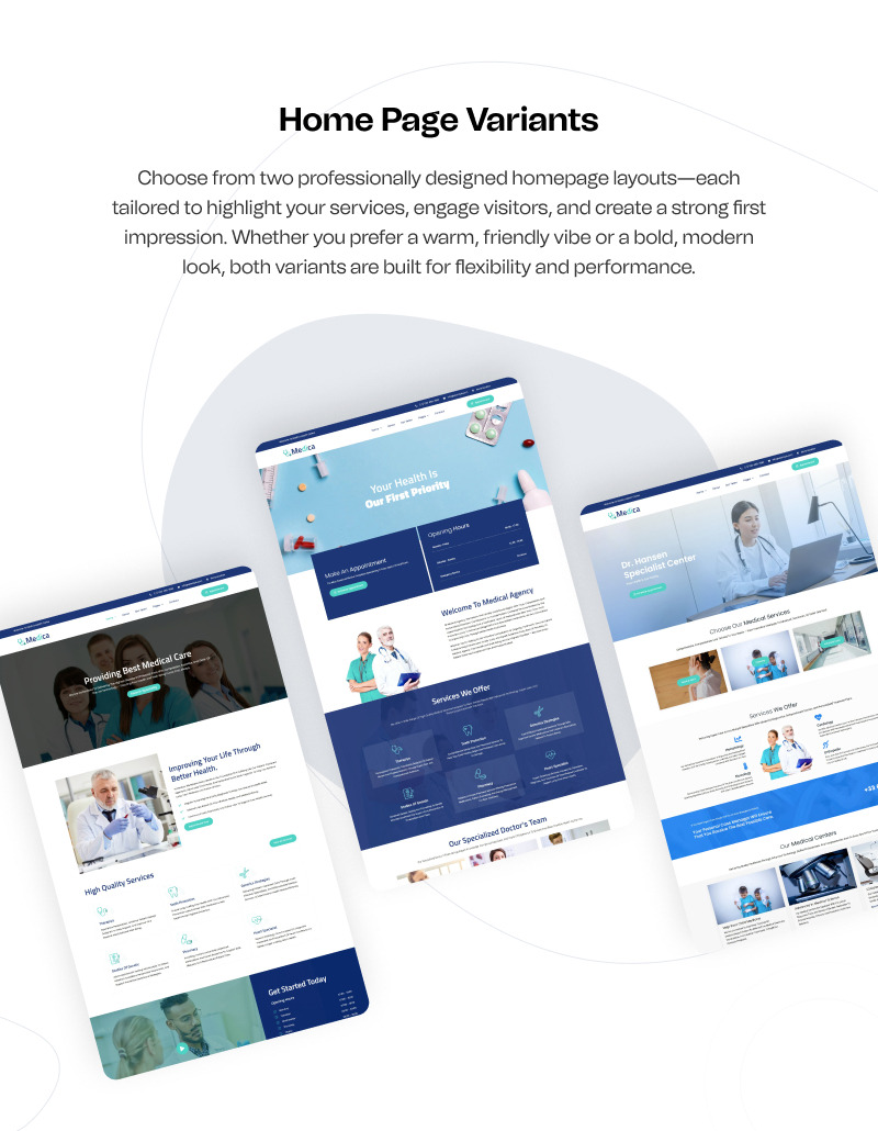 Medica – WordPress Elementor-kit för hälso- och sjukvård - Features Image 3