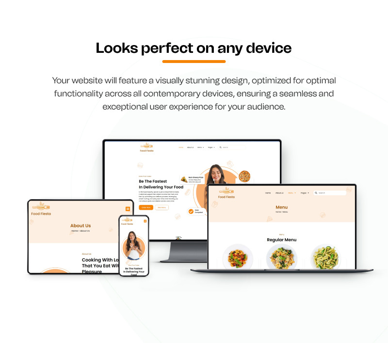 Food Fiesta – Kit de site Elementor para restaurantes e cafés - Features Image 5