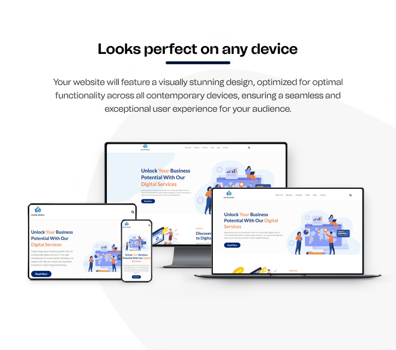 Цифровий світ – Шаблон цільової сторінки WordPress Elementor для послуг цифрового маркетингу - Features Image 7